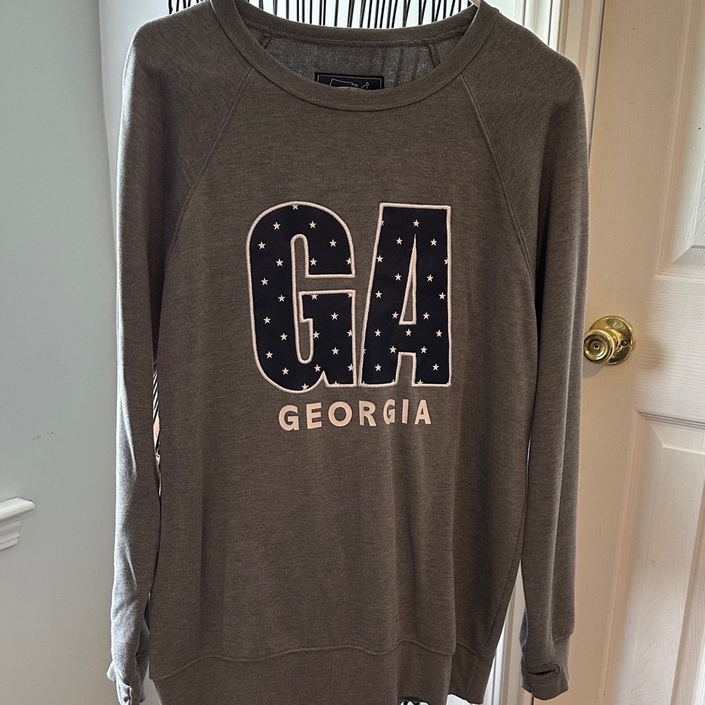 State of Mind Gray GA Crew Neck Sweatshirt